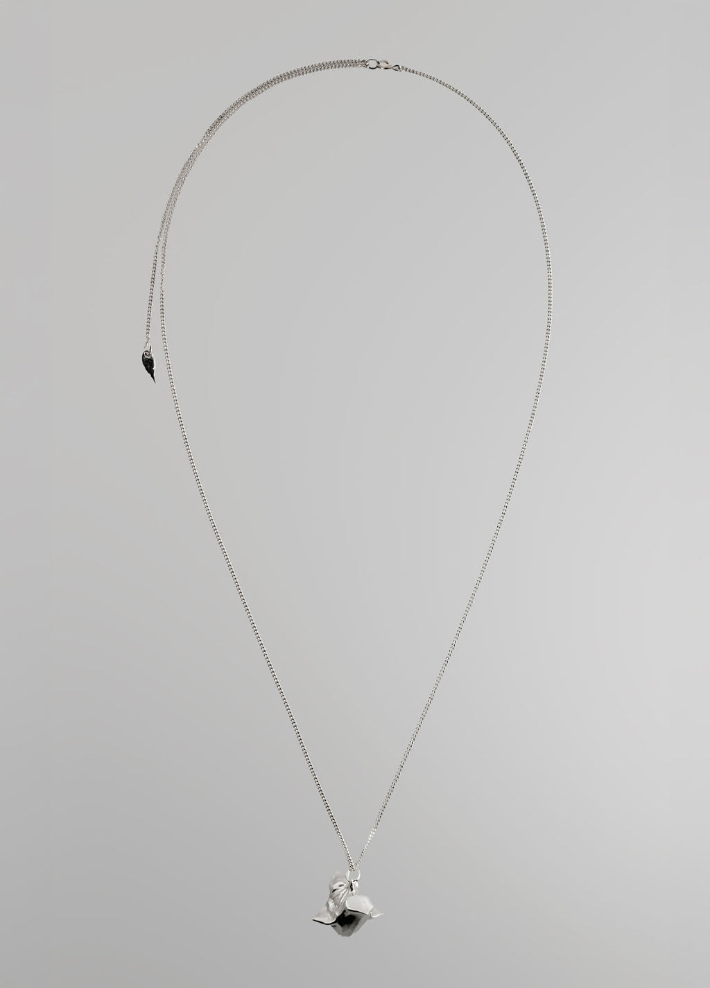 1.0 Trapa Pendant — Silver Chain