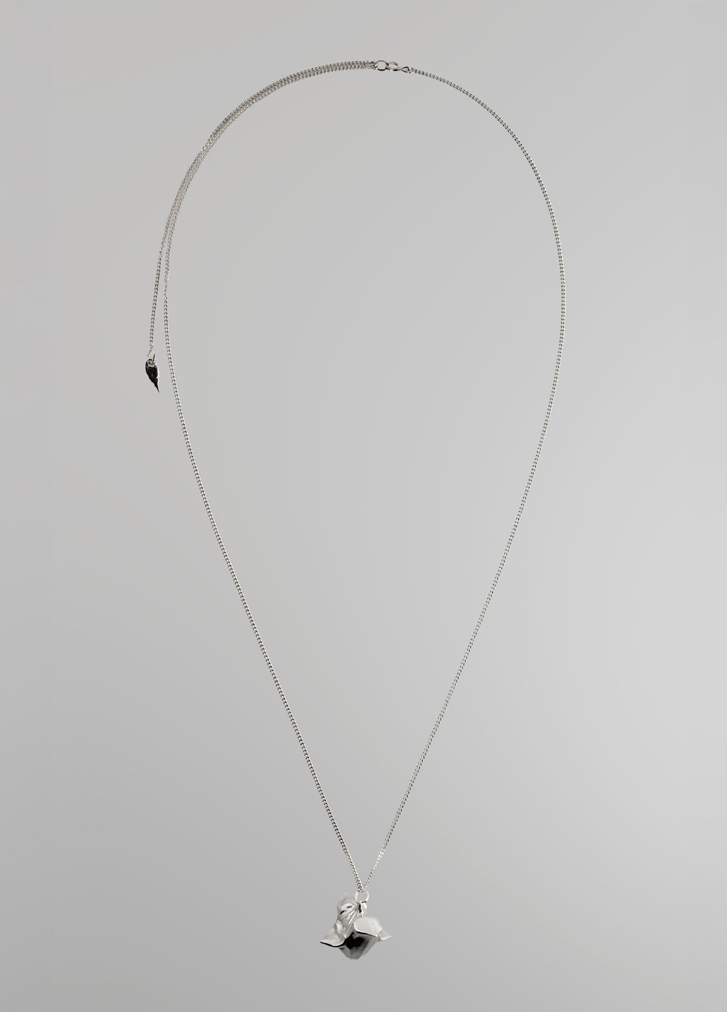 1.0 Trapa Pendant — Silver Chain