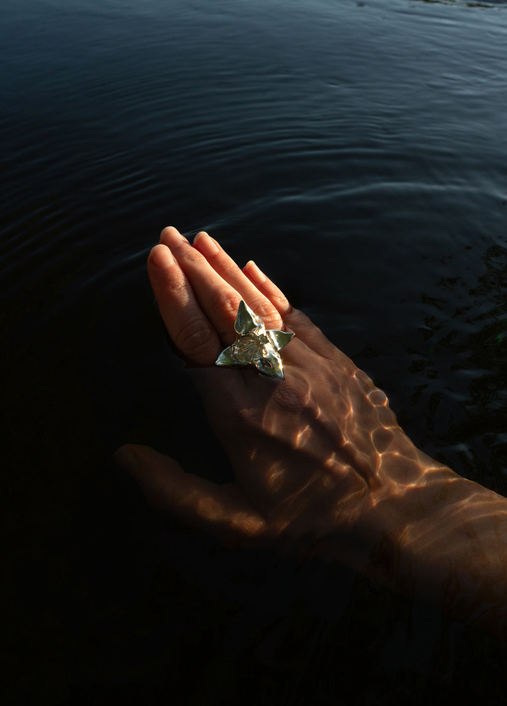 1.5 Sculptural Trapa Ring
